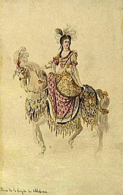 Jean Berain, Dame de la Brigade des Alabeses , Carrousel du Roy à Versailles